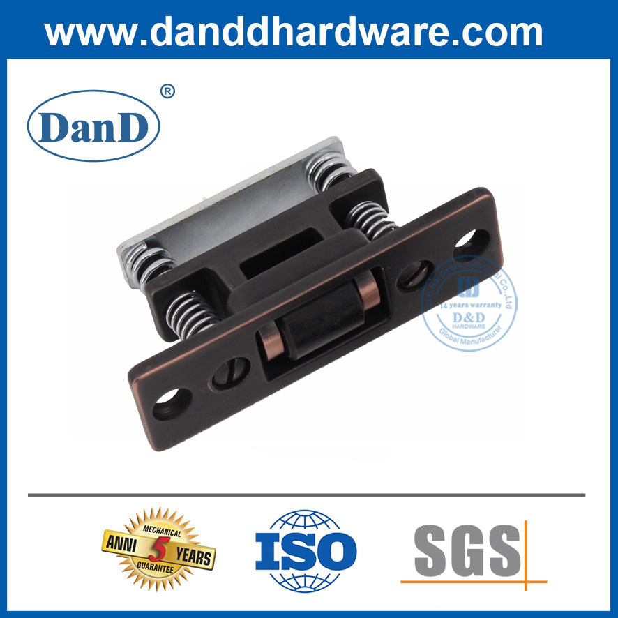 Stainless Steel Material Orb Finish Black Wooden Door Roller Catch for Hotel