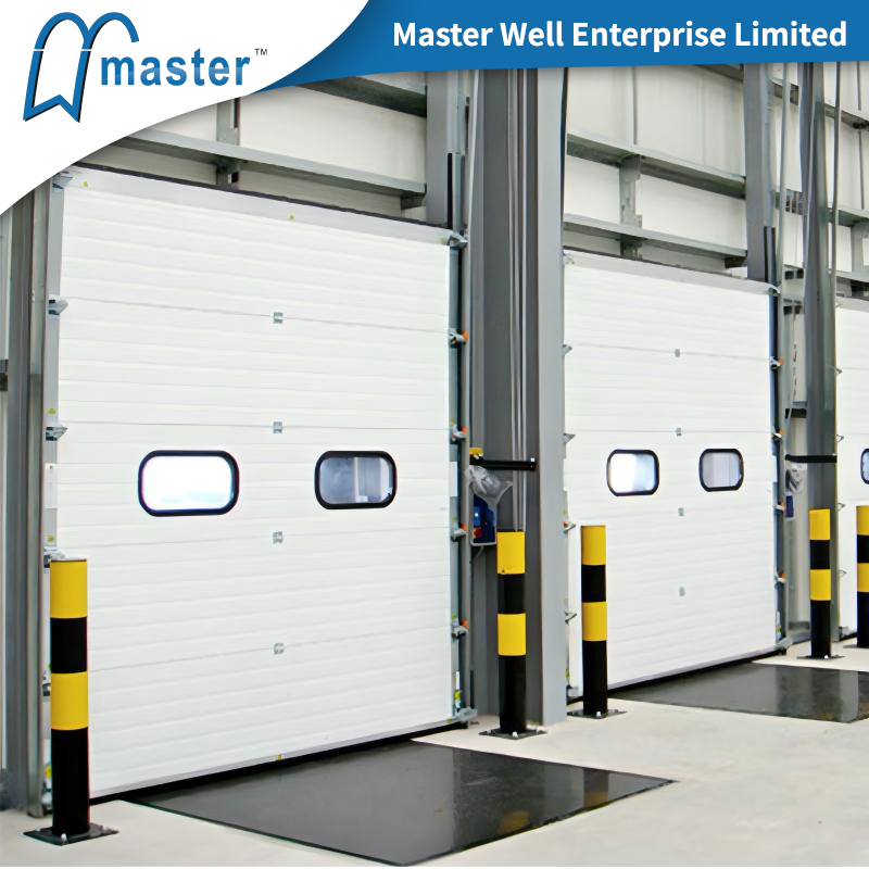 Precision Residential Full View Double Galvanized Industrial Roll up Door with Windows