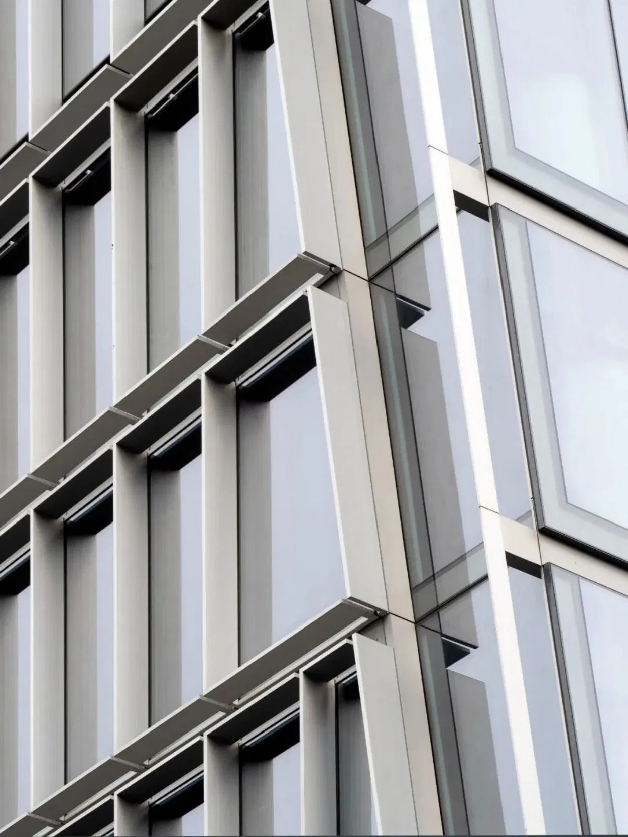 Durable Stylish Stable Outstanding Wind Resistance Aluminum Metal Glass Curtain Wall