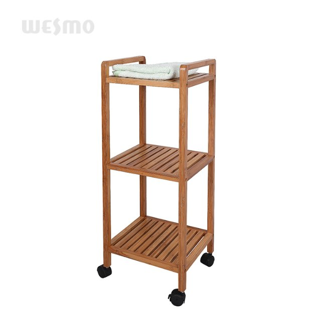 Carbonized Bamboo Products Bathroom Shelf