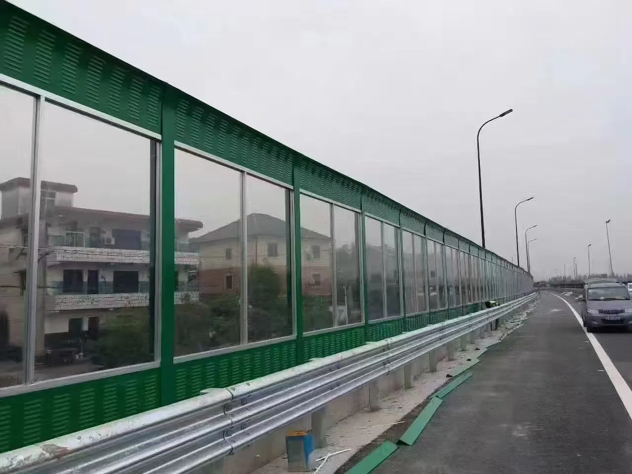 Soundproof Galvanized Acrylic Noise Barrier Walls Transparent Noise Barrier Reduce Noise Sound Barrier Sheet for Highway