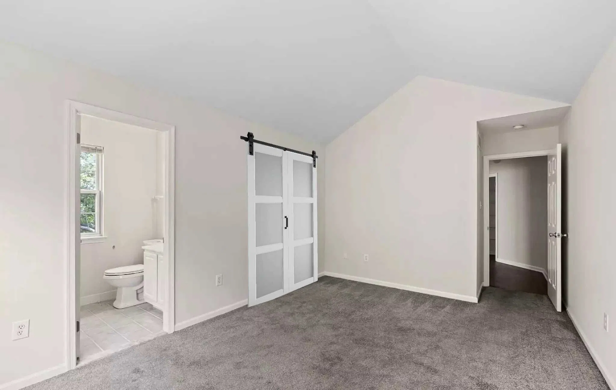 72"Brushed Nickel Bi-Folding Sliding Barn Door Hardware Track Kit for 4 Closet Door, Top Mount, Heavy Duty, Slide Smoothly Quietly, Easy Install, No Door