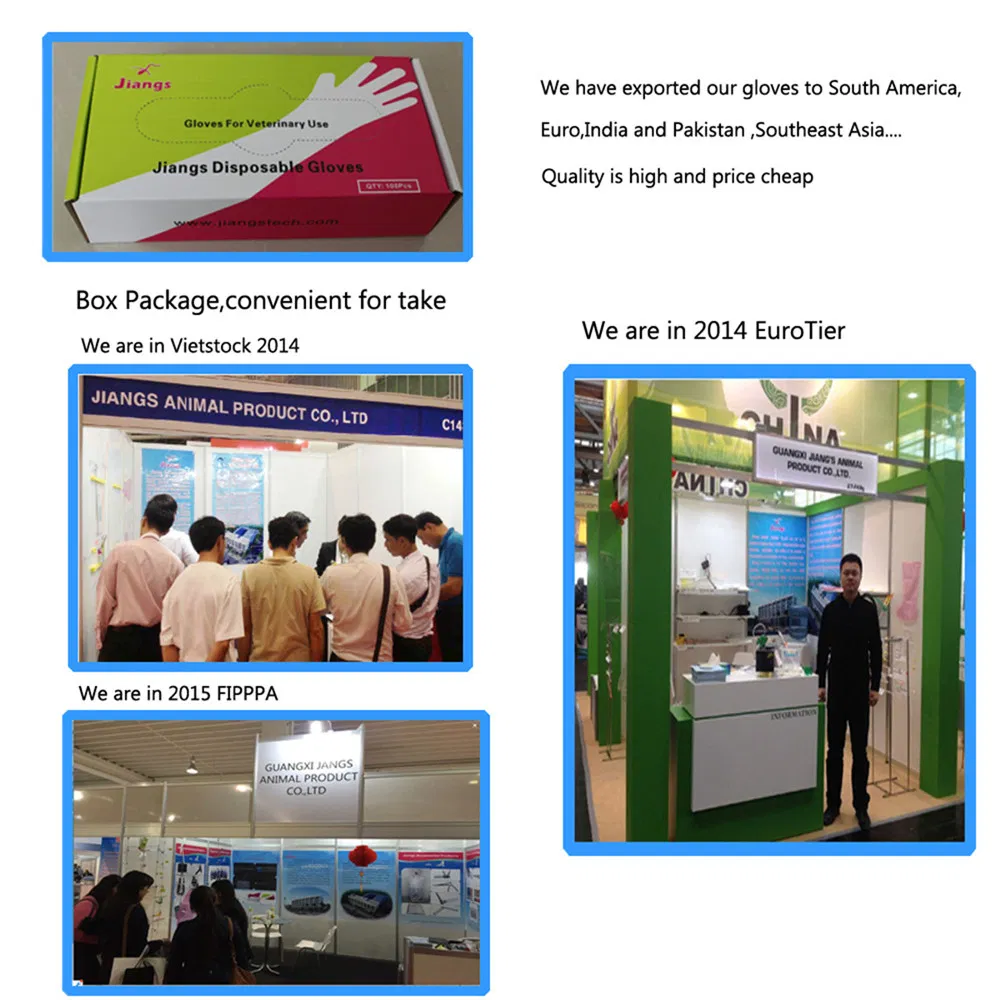 Veterinary Instrument Disposable Long Sleeve Gloves Cow Artificial Insemination Gloves