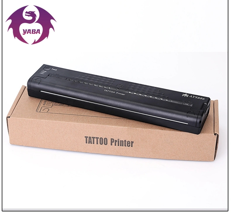 Yaba Rechargeable Tattoo Printer New Tattoo Transfer Machine, Compatible with Ios Phone/PC