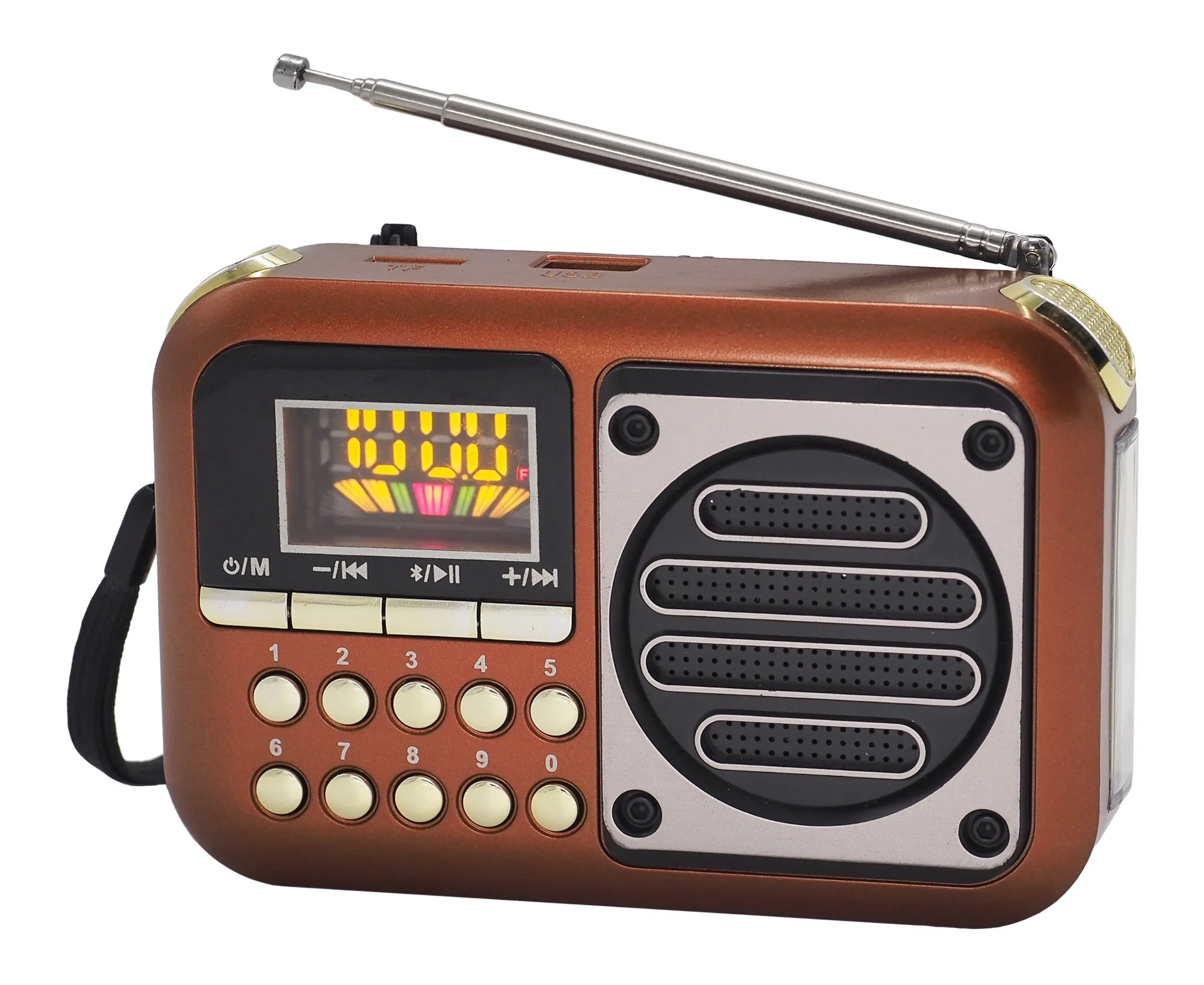 LED Flashlight USB MP3 Player Best Wireless Bluetooth Speaker Portable Solar Radio