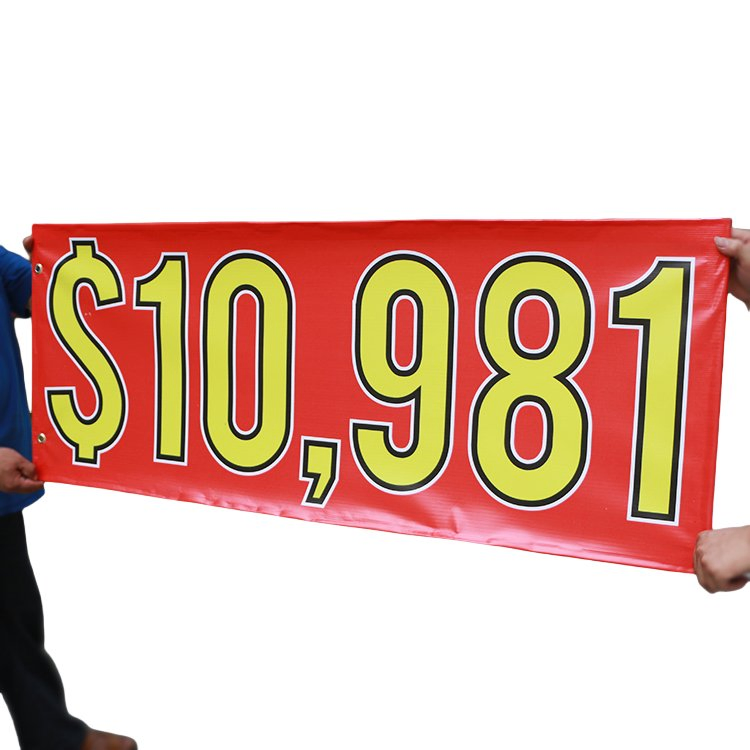 Large Promotional Vinyl Banner Printing High Quality Custom Hanging Vinyl for Outdoor Advertising