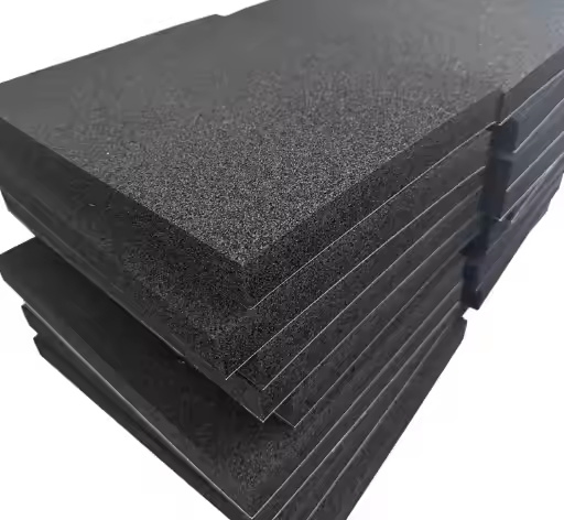 Modern 10mm Black NBR Rubber Foam Sheet Waterproof Fireproof Soundproof Natural Design Style-for Heat Insulation Materials