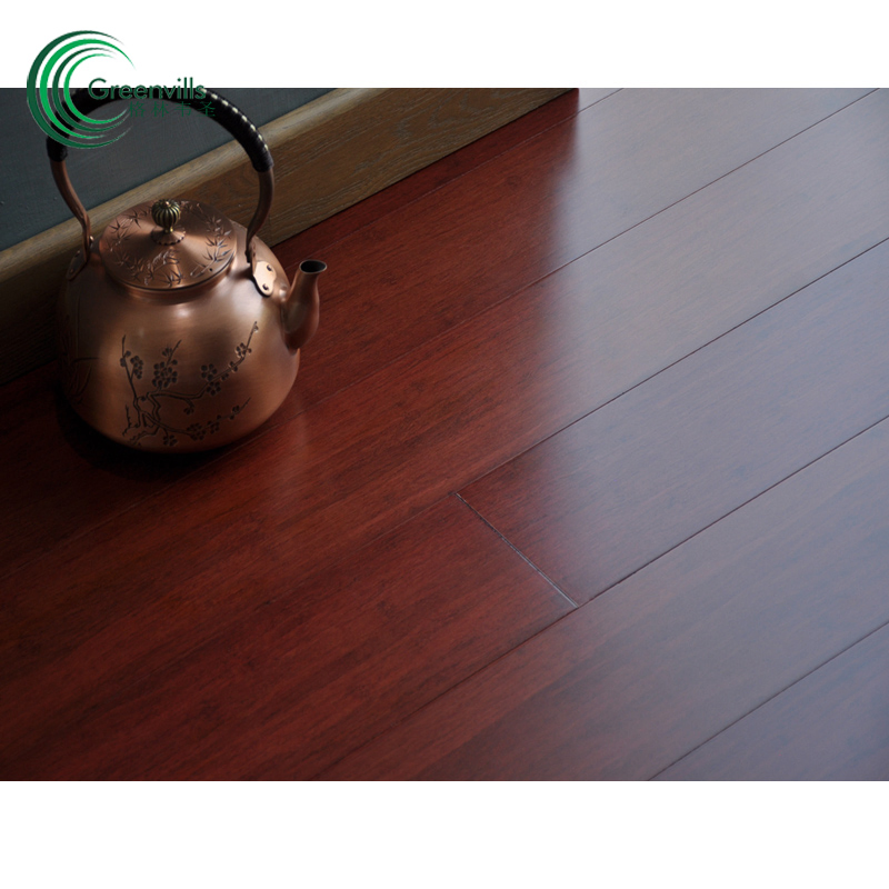 Паркетная доска из бамбука, 14 мм, малиновый