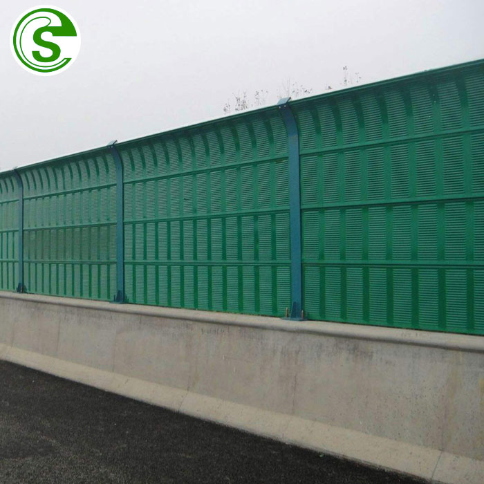 Metal Galvaized Steel Noise Reduction 28dB Barrier MDF Sound Barrier Panel Europe