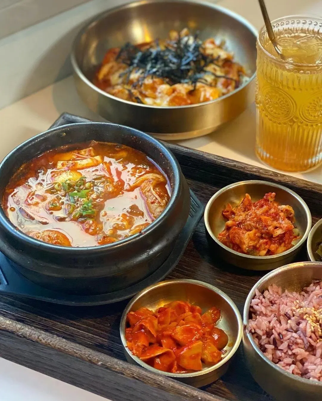 304 Stainless Steel Bull Horn Gold Clip Korean Barbecue Bulgogi Meat Serving Large Clip