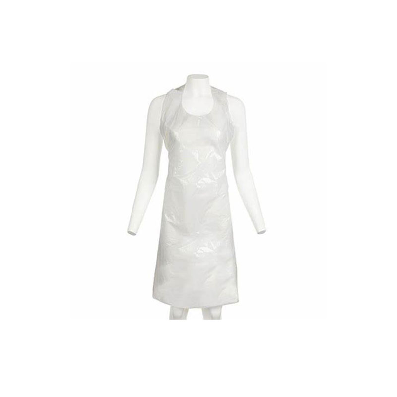 Stylish Transparent PE Apron for Cooking, Unisex Design