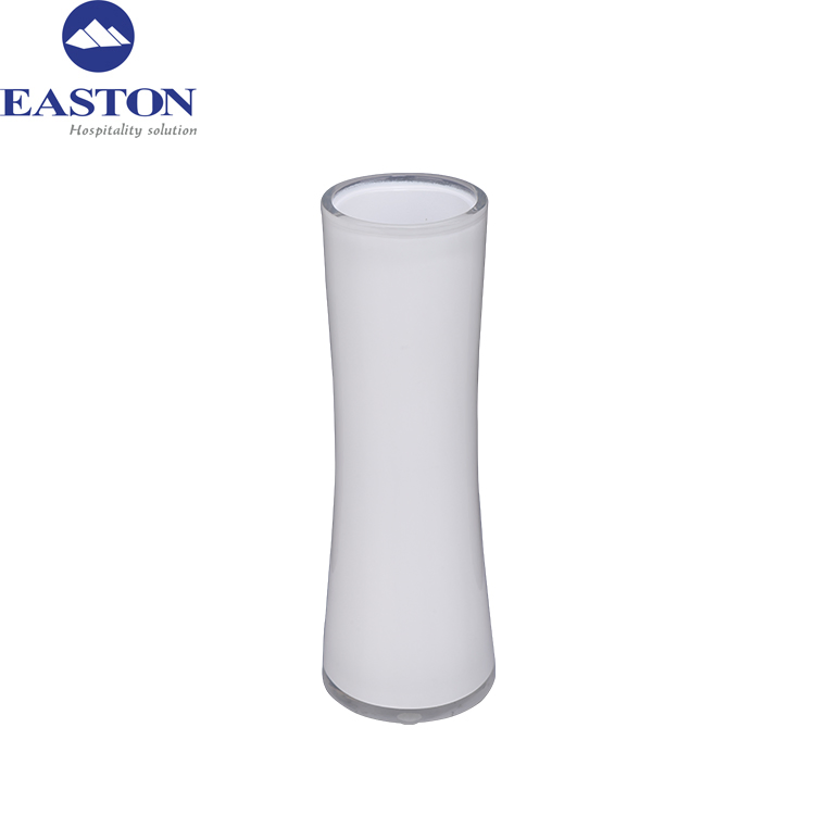 Hotel White Crystal Resin Liquid Soap Dispenser with Logo