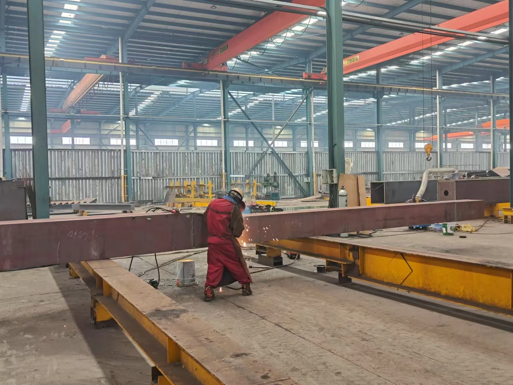 Aerial Alloy Structure Corridor/Large Span Light Steel Roof/Capabilities and Design Adaptability