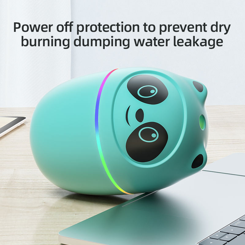 Wholesale Gift 220ml Portable Cute USB Mini Panda Air Humidifier