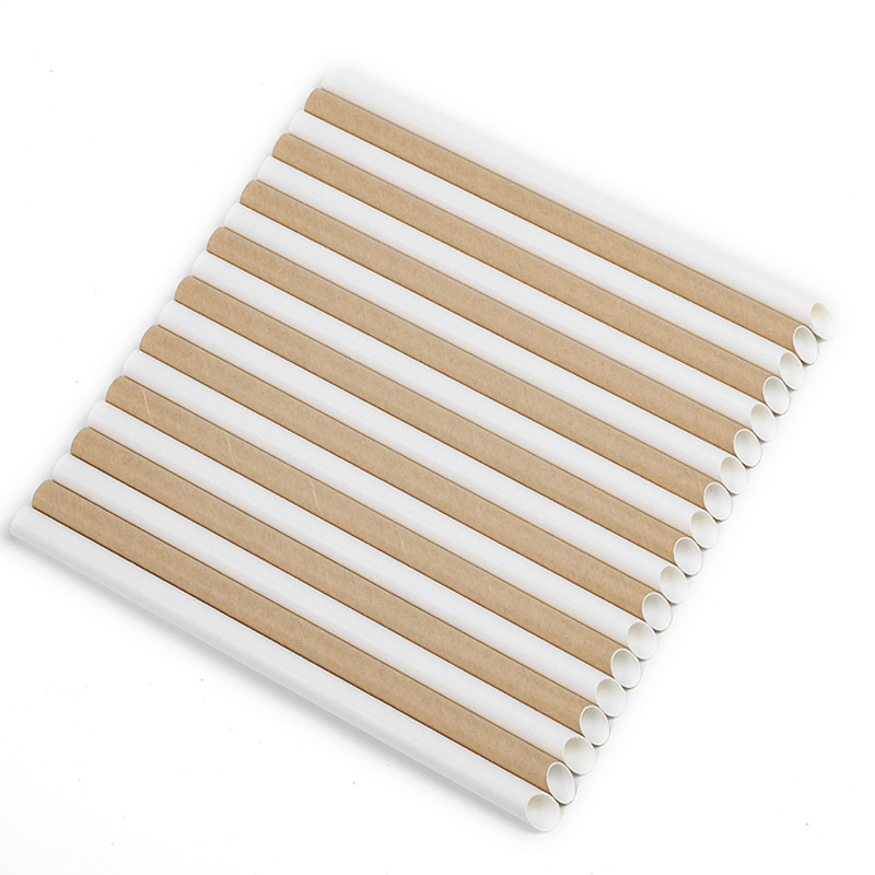 Paper Straw Disposable Pearl Milk Tea Thick Straw Large-Diameter Food-Grade Degradable Paper Straw Manufacturer Wholesale