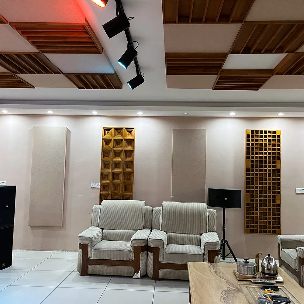 Customized Quiet and Soundproof Audiovisual Room Made of Acoustic Materials for Audio Tasting