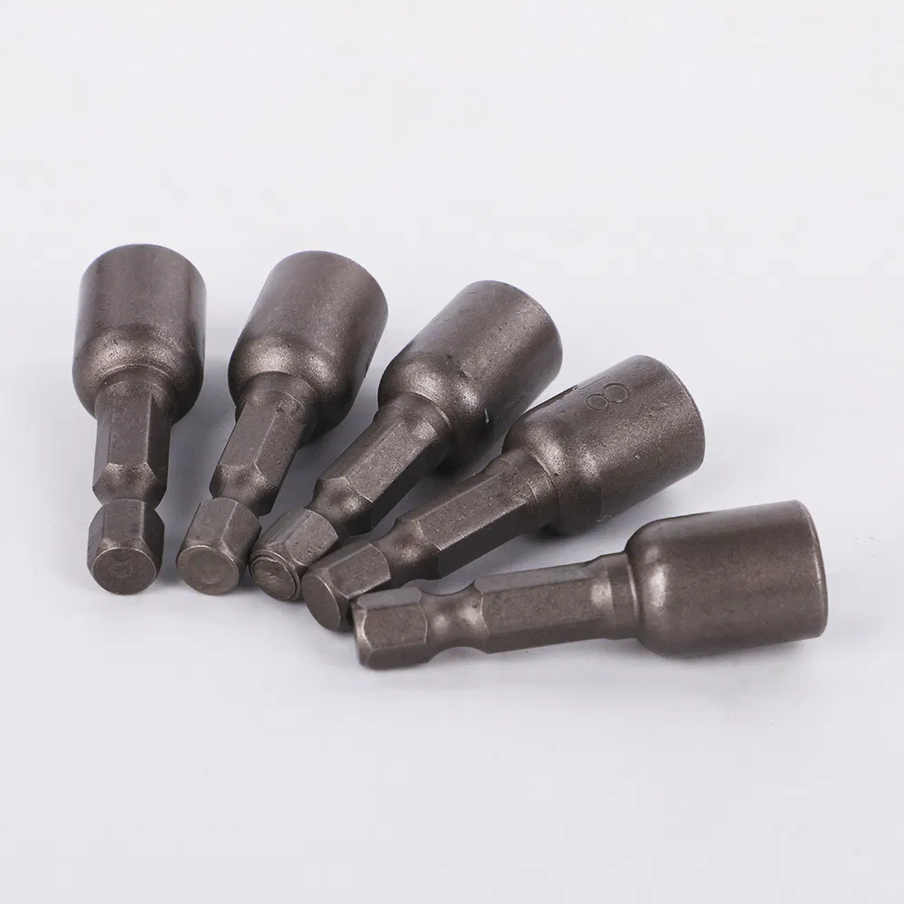 Heavy-Duty Hex Shank Magnetic Nut Driver Socket Bit Set