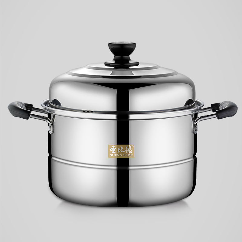 CE Certified Durable Rustproof Non-Stick Surface Commercial Kitchen Steamer Pot