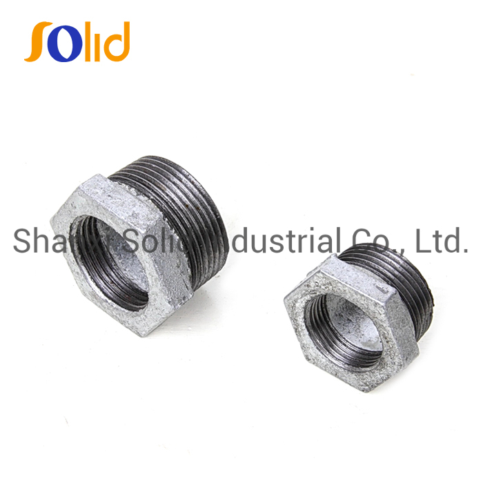 American Standard 150psi Malleable Iron Pipe Fitting Galvanized Black Bushing