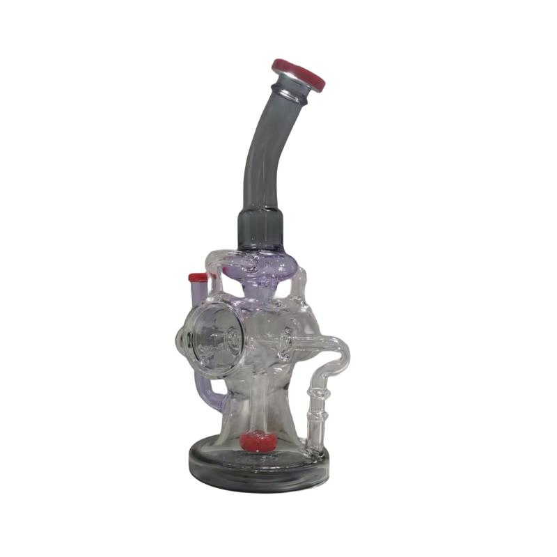 Glass Water Pipe Smoking DAB Rigs Recycler Glass Pipe