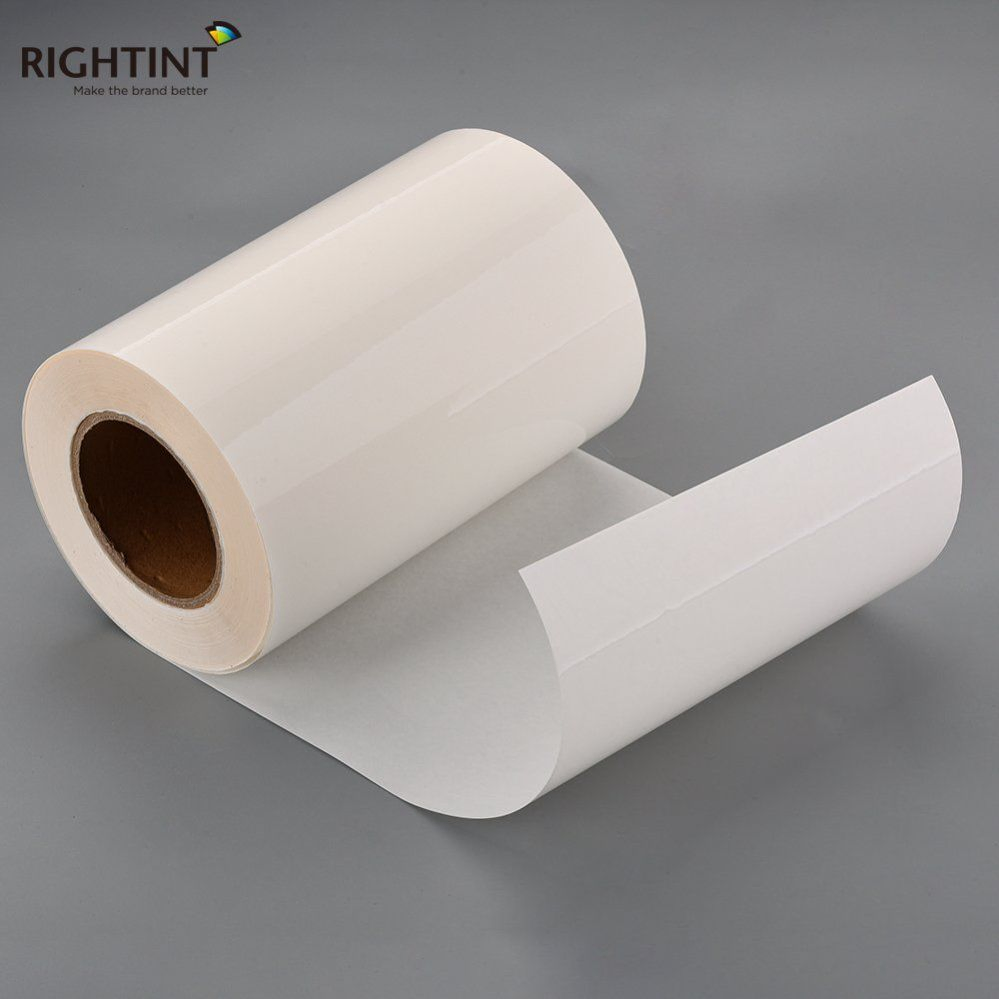 Glassine Polyester Pet Self Adhesive Vinyl Labels Clear Sticker Paper