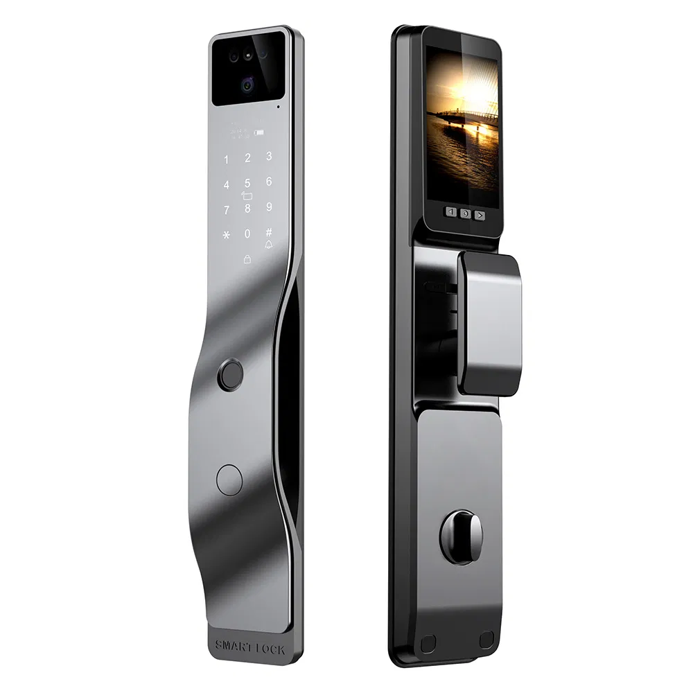 3D Security Face Recognition Electronic Magnetic Fingerprint Keyless WiFi Tuya Digital Smart Door Lock