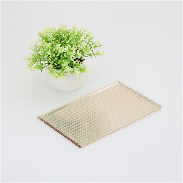 Bronze, Golden, Grey Tinted Nashiji, Karatachi Figured Glass for Window Door Glass