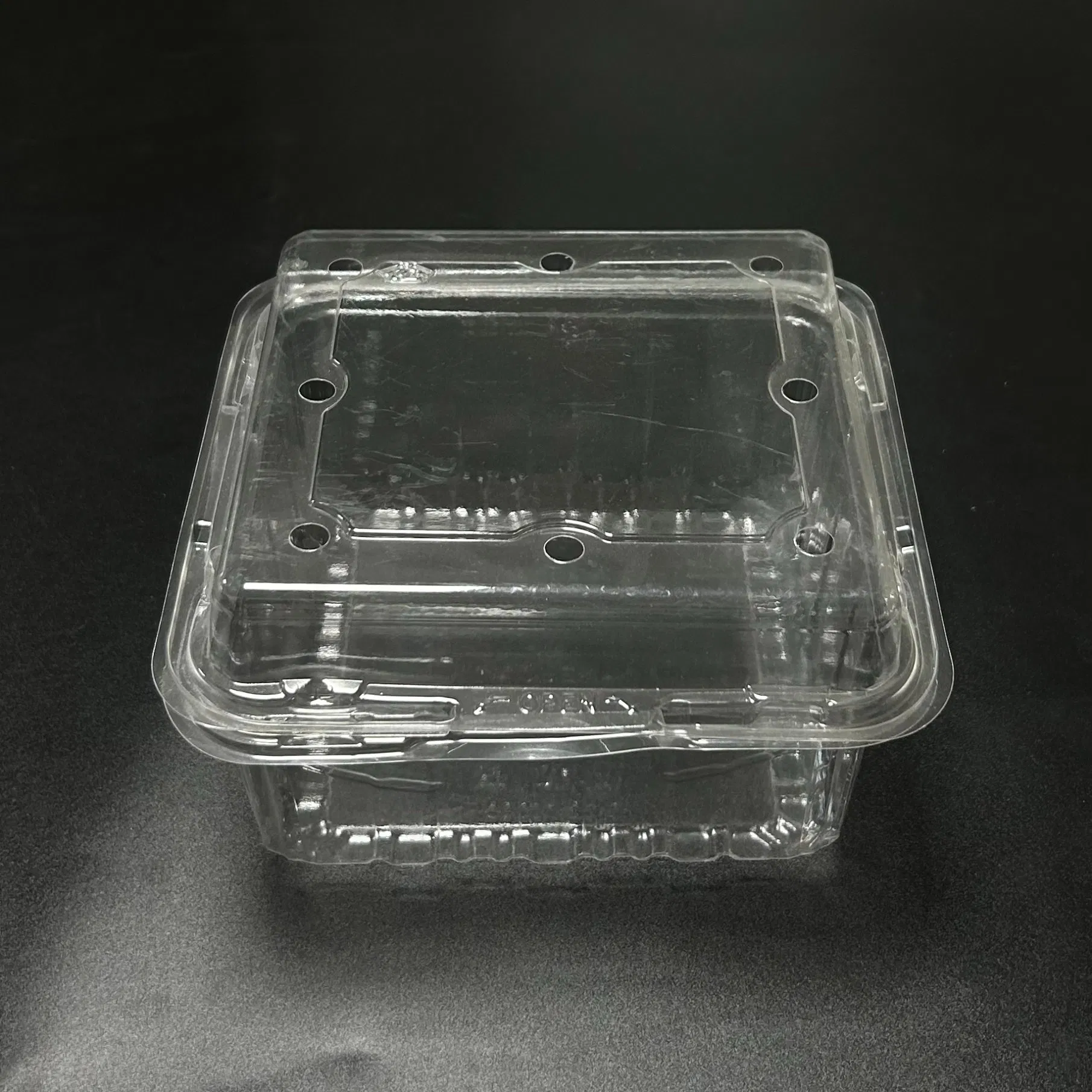 custom food grade chocolate clamshell tray PET clear blister packaging