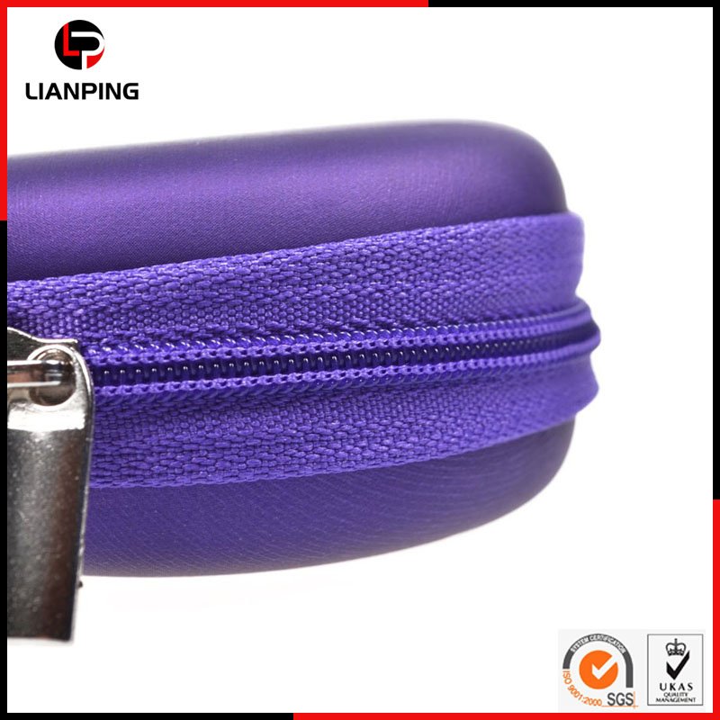 Чехол для наушников EVA ударопрочный с сетчатым карманом