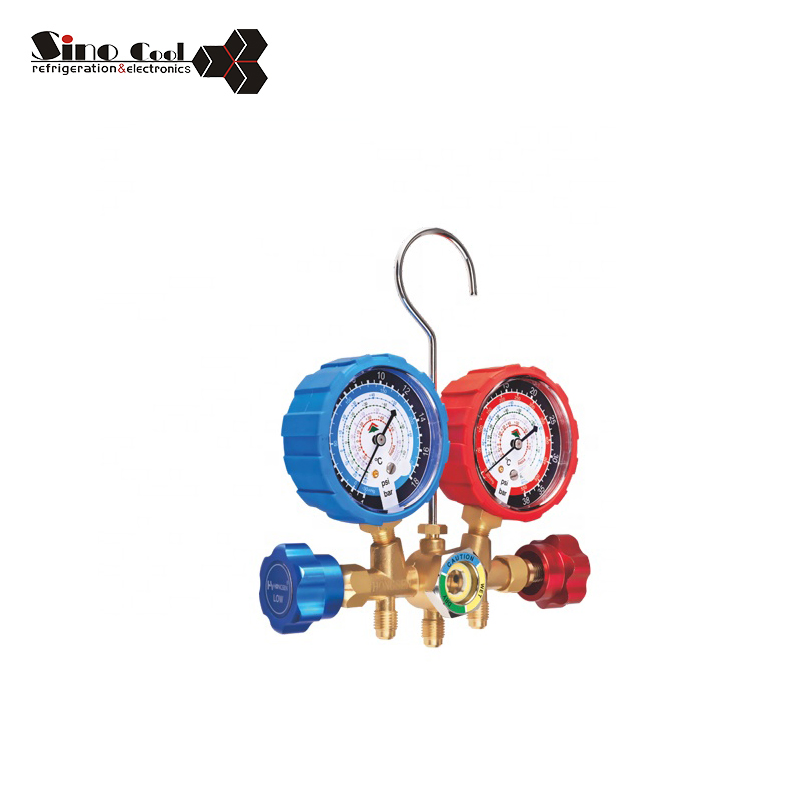 Accurate Manifold Gauge R410A R22 R134A R407c R404A for Air Conditioner