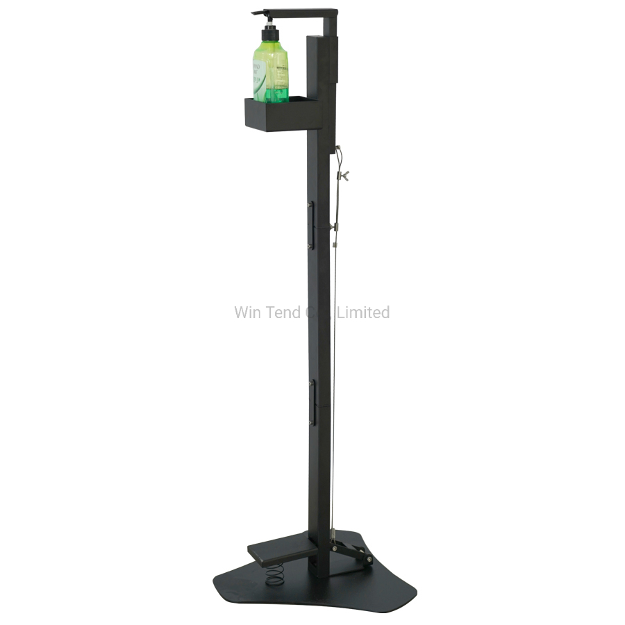 ABS Automatic Soap Sanitizer Dispenser with Stainless Steel Floor Stand