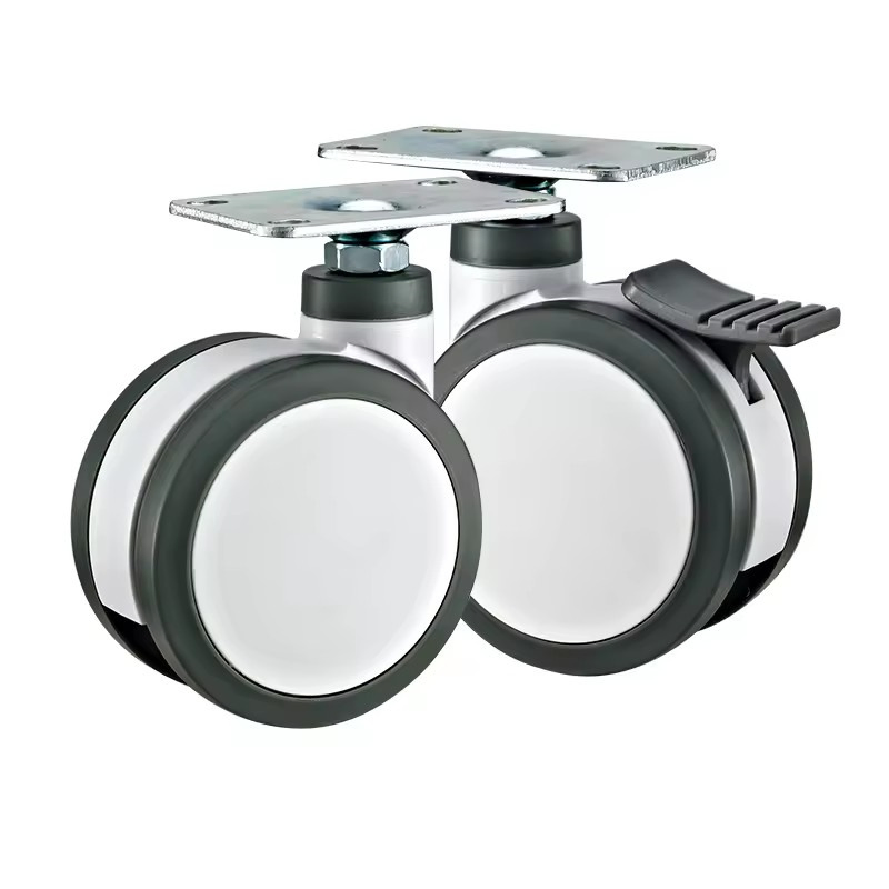 Retractable Wheels 3 Inch 75mm Medical Equipment Caster
