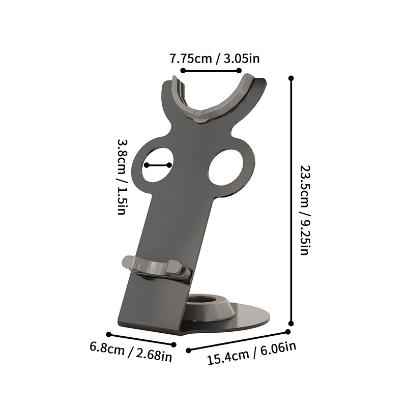 Hair Dryer Stand Holder No Drilling Hair Dryer Rack