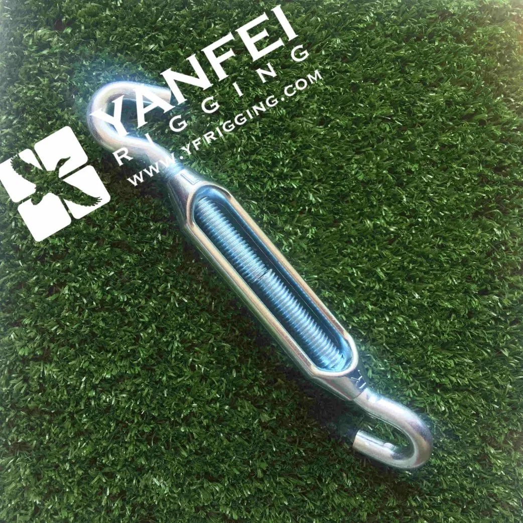Rigging Screw Galvanized Open Body Turnbuckle Steel Wire Rope Tensioner