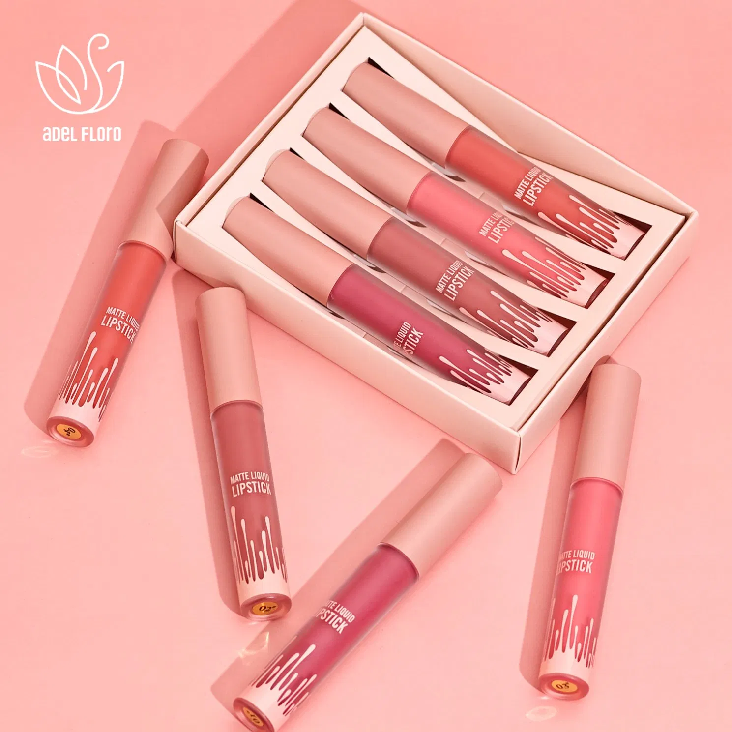Best Matte Long Lasting Pink Hydrating Moisturizing Butter Liquid Lipstick Makeup