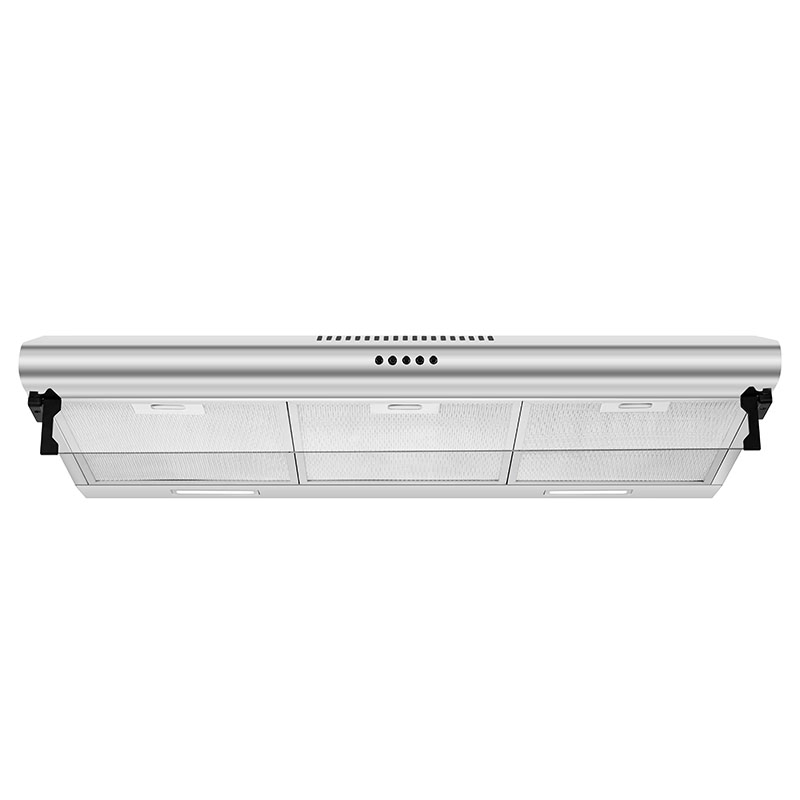 Accessibly Professional Stainless Steel Apparatus Employing Heat-Efficient Construction Operates as a Hygienically Sealed Kitchen Slim Range Hood