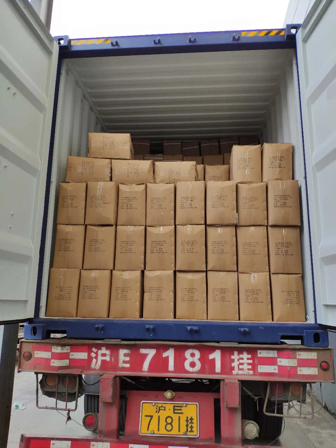 Pink Latex Household Glove, Spray Flock Liner, Scalloped Cuff.