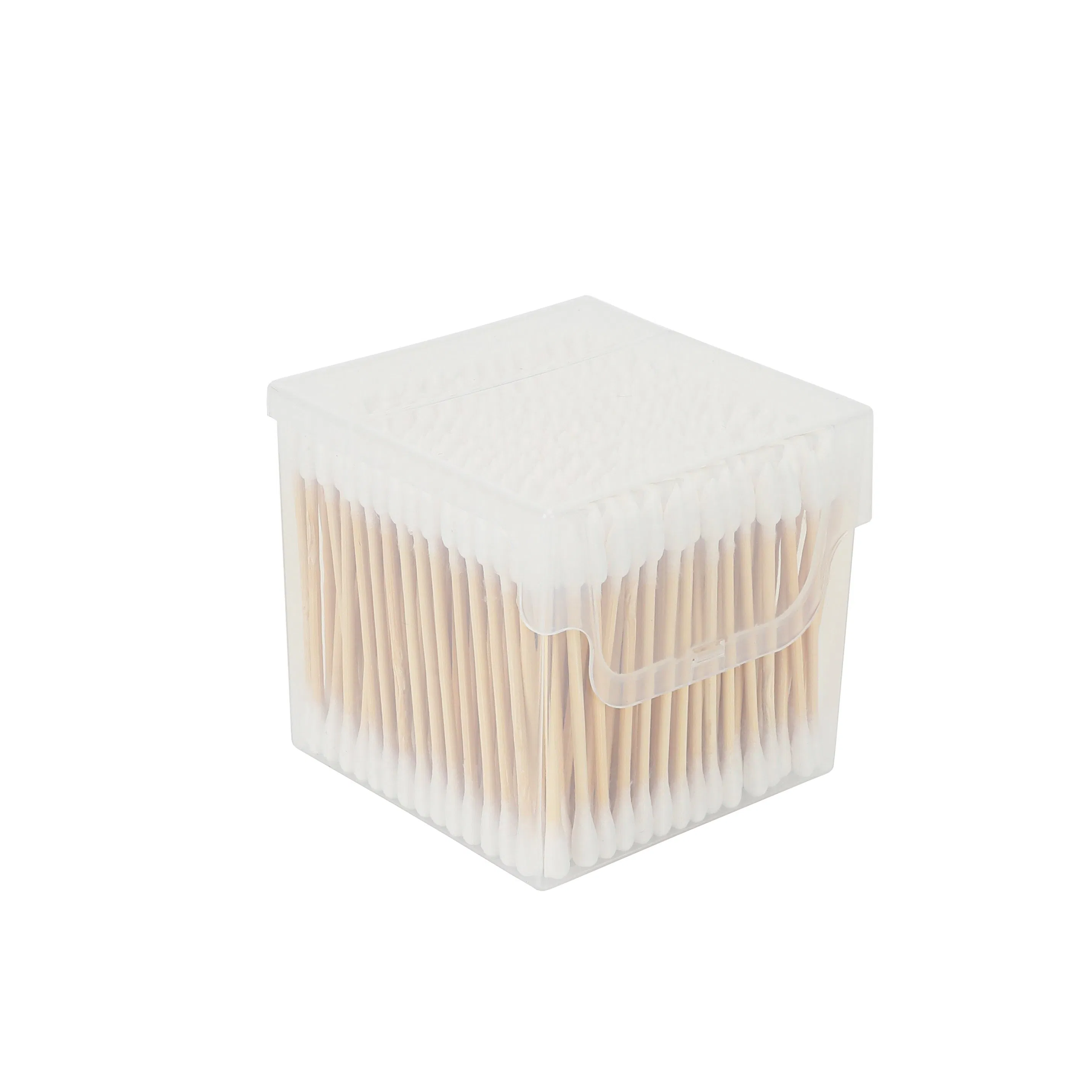 300CT Cotton Swabs with Strong Bamboo Sticks Biodegradable Cotton Buds