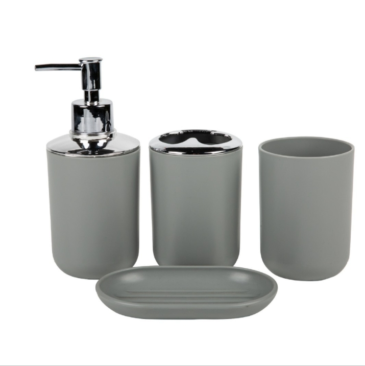 Home Bathroom Set Mouthwash Cup, Soap Dish, Lotion Bottle, Toothbrush Holder
