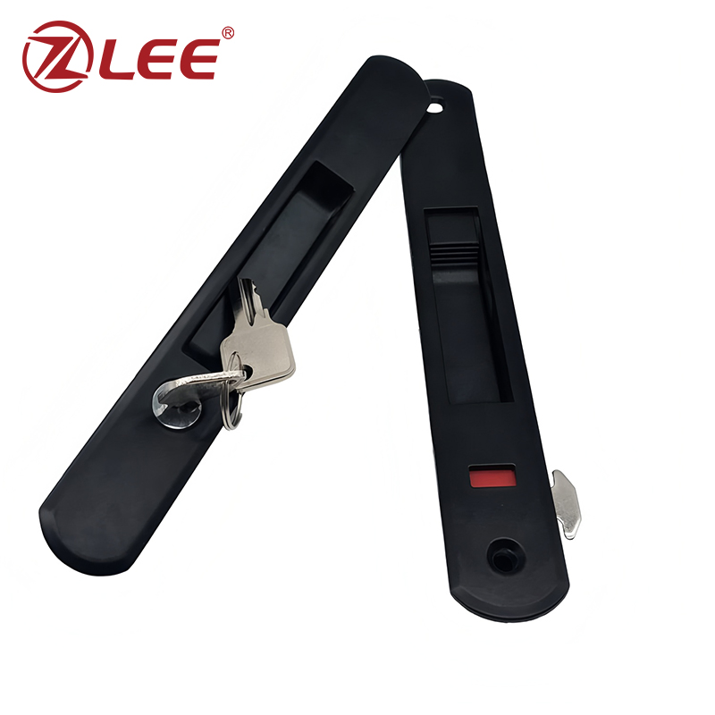 Aluminum-Zinc Double-Sided Sliding Lock with Key for Doors & Windows