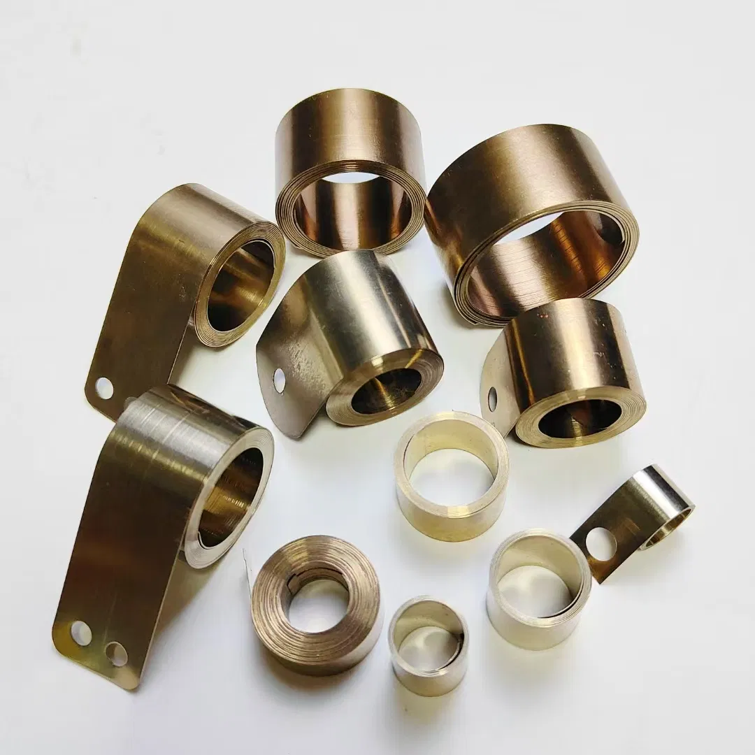 Ss301 Custom Flat Coil Spiral Electrical Cable Fire Damper Constant Force Spring for Counter Balance