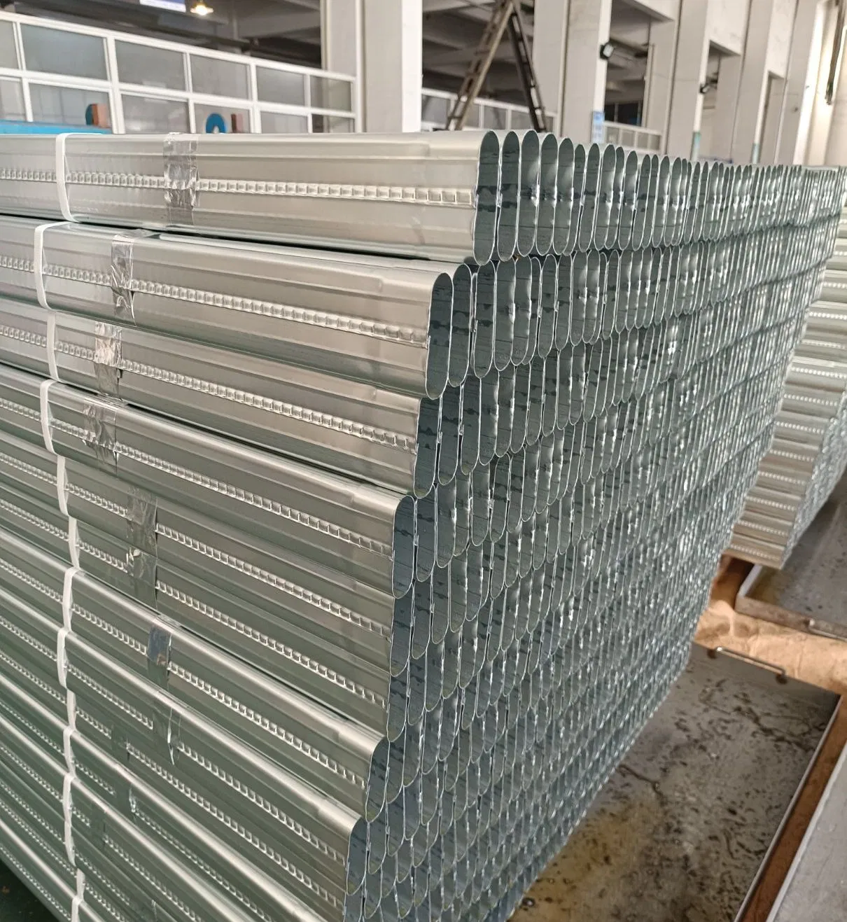 90mm Galvanized Post Tension Flat Pipe for Prestressed Buildings