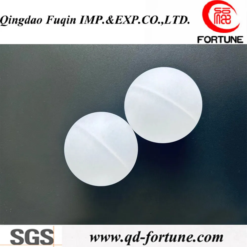 Customized 35.56mm 37.7mm 46mm 55mm Hollow Plastic Te Flon Ball Float for Cosmetic Application Eye Cream Tube