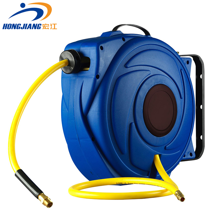 50FT 100FT 150FT Water Wall Mounted Auto Retractable Air Hose Reel Drum 5/16inch 3/8inch