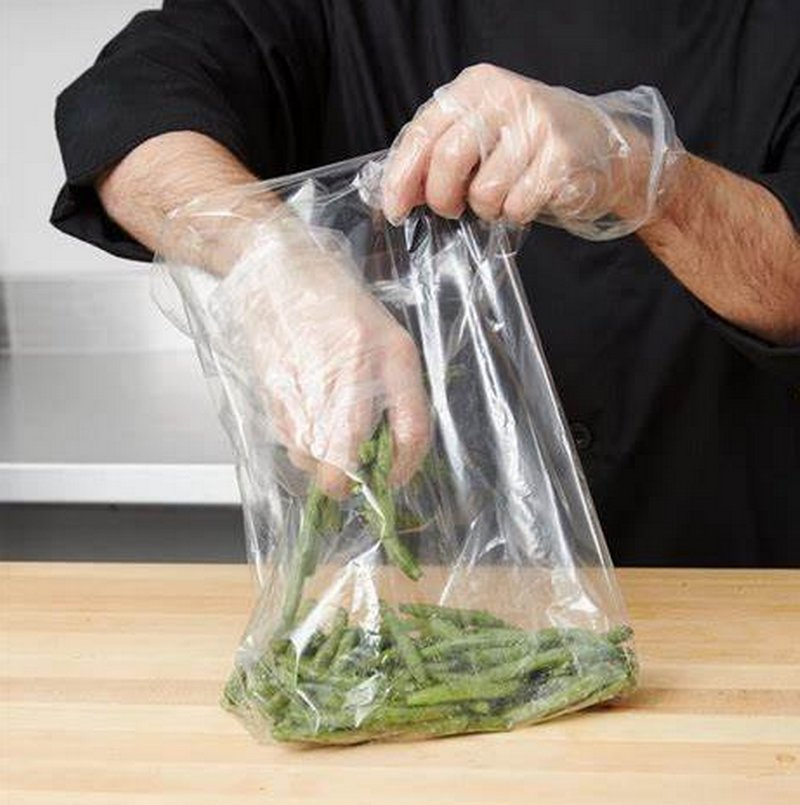 LDPE Transparent Poly Food Packaging Bag