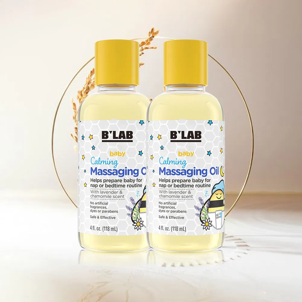 OEM ODM Chamomile and Lavender Nourishing Baby Calming Massage Oil