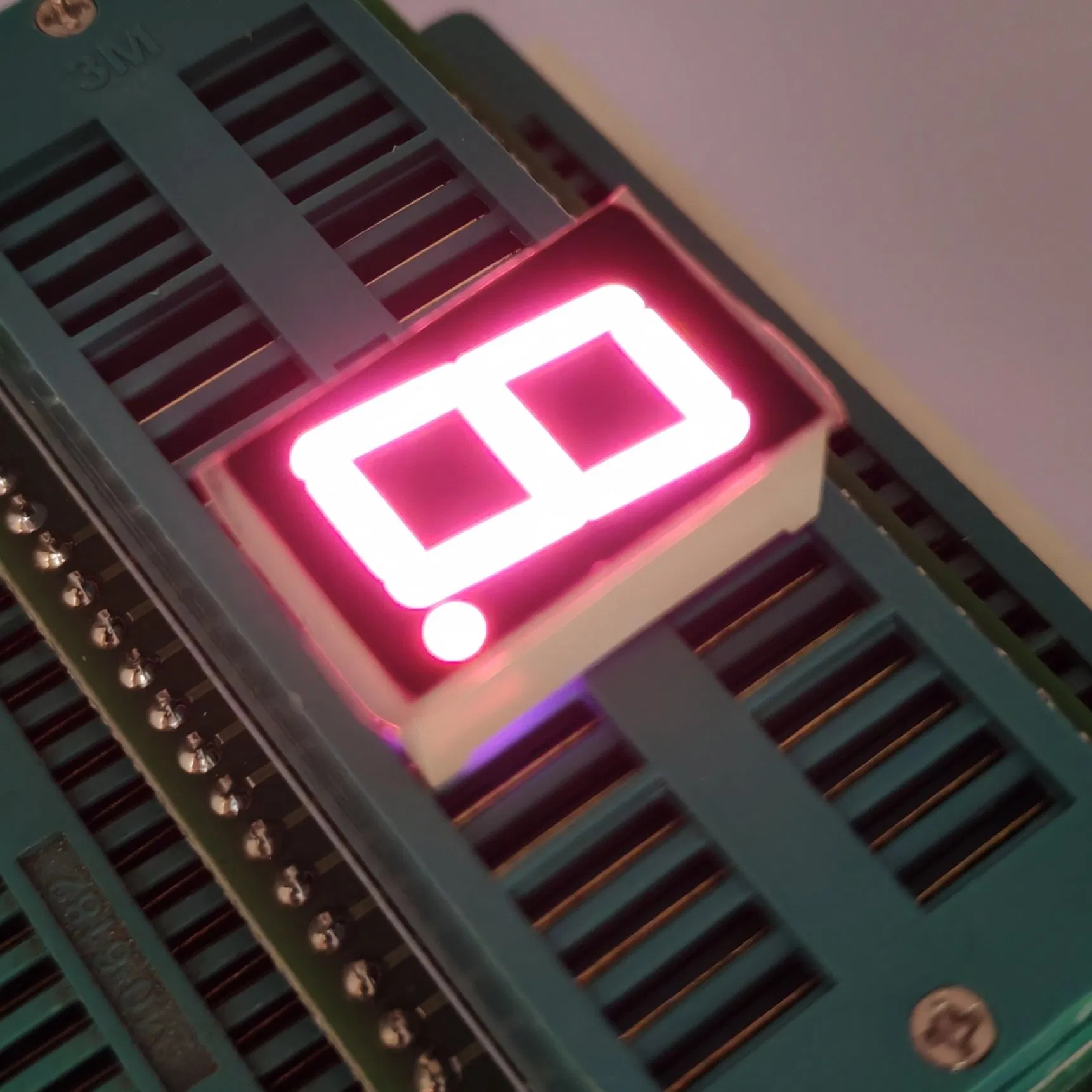 Pink 0.56" Single Digit 7 Segment LED Display for Digital Indicator