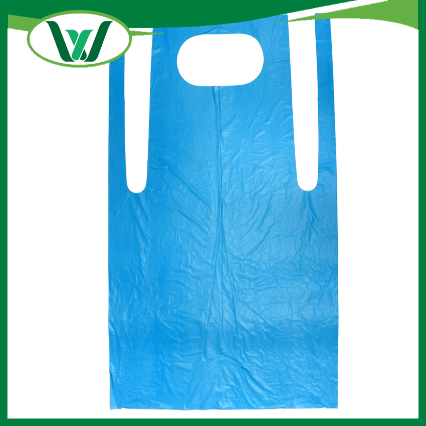 Factory Wholesale Self-Protective Waterproof 16 Micron Disposable Polythene Aprons on a Roll 200 Per Roll