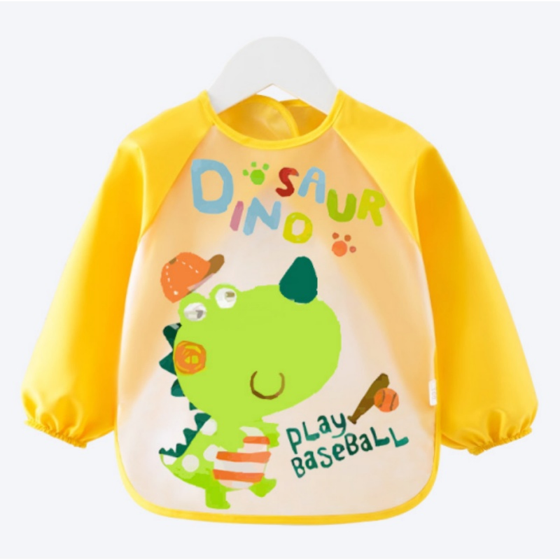Waterproof Kids Apron, Baby Feeding & Art Smock, EVA Reversible Long Sleeve Coveralls – Wholesale Stock Available