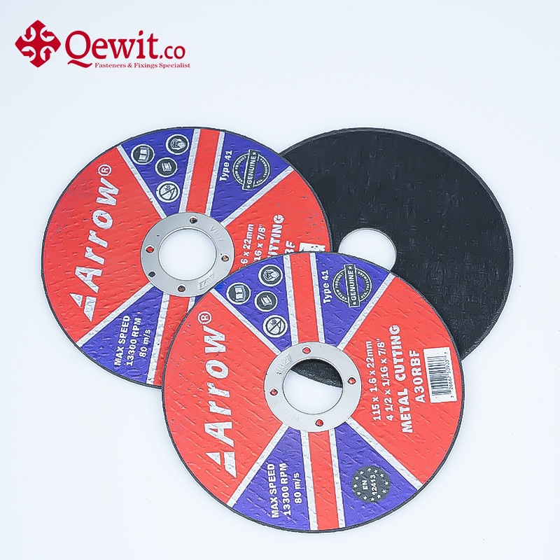 Абразивные отрезные круги по металлу, черные, 115 мм